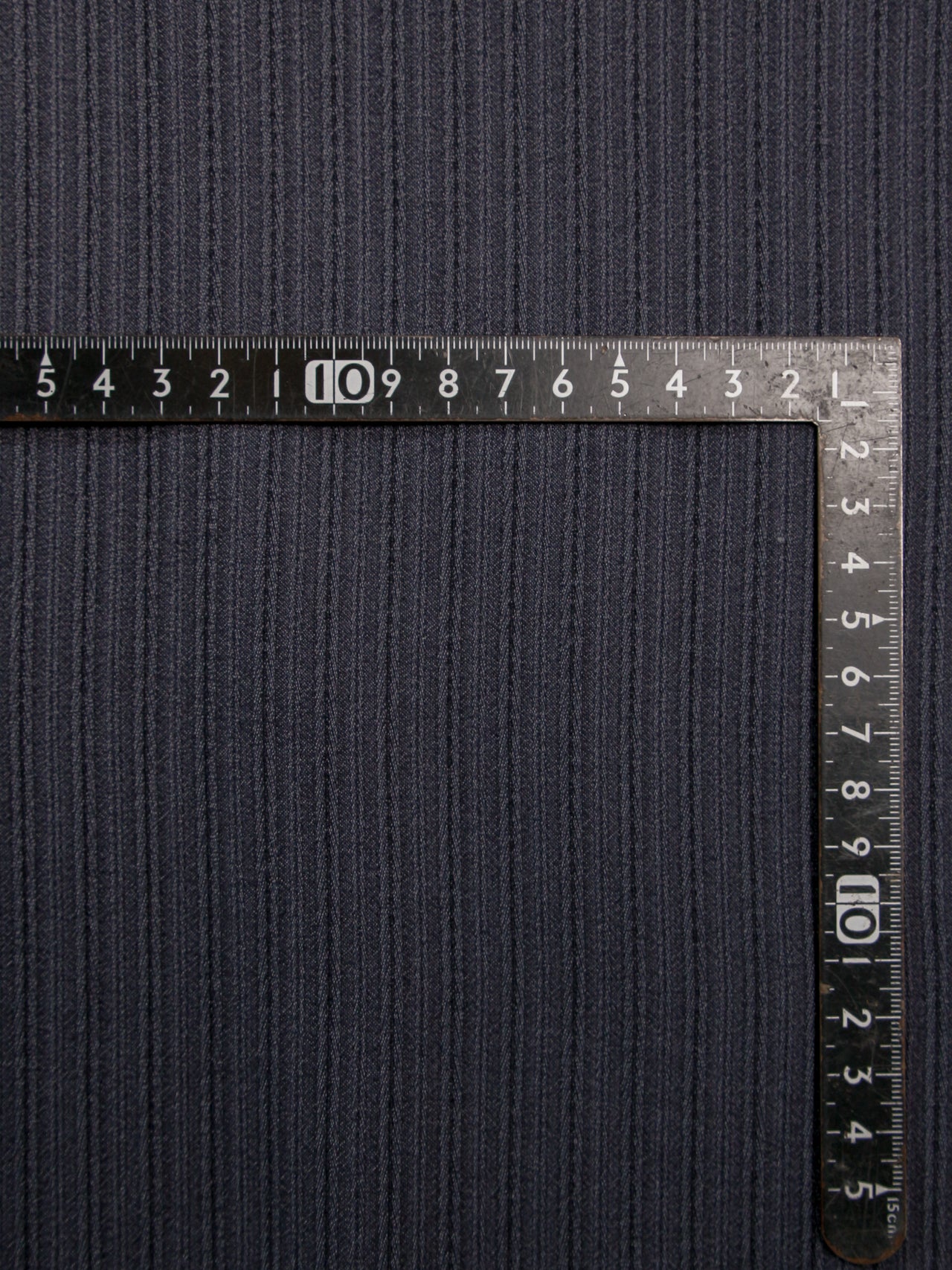1990's ITALY Textured Stripe Wool Fabric