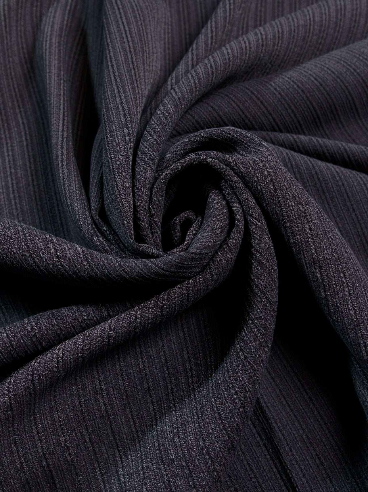 1990's ITALY Textured Stripe Wool Fabric