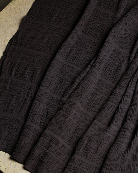 2000’s ITALY Shirring Jacquard Fabric