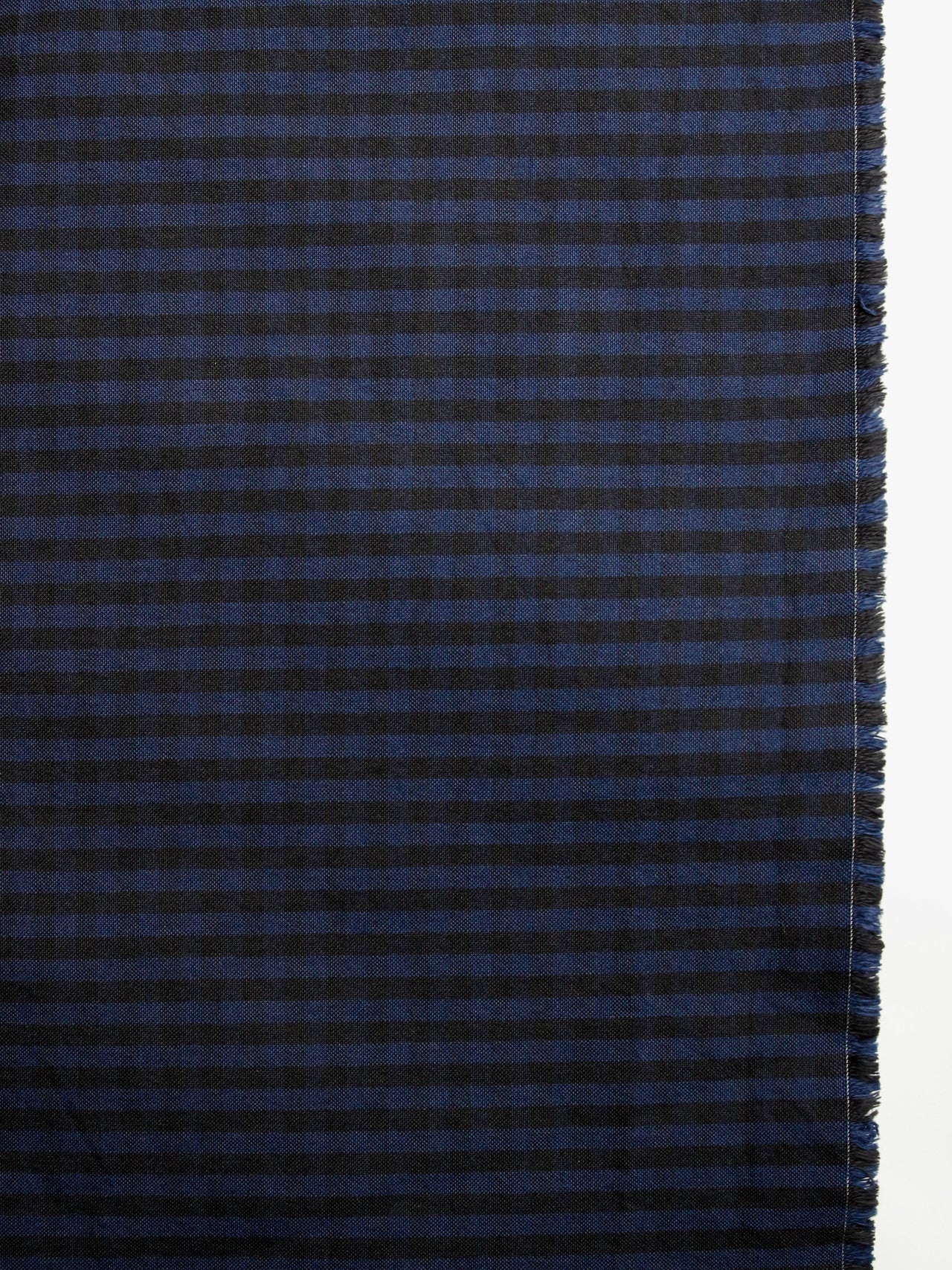 2000’s BANSHU JAPAN Yarn-Dyed Navy Stripe Fabric