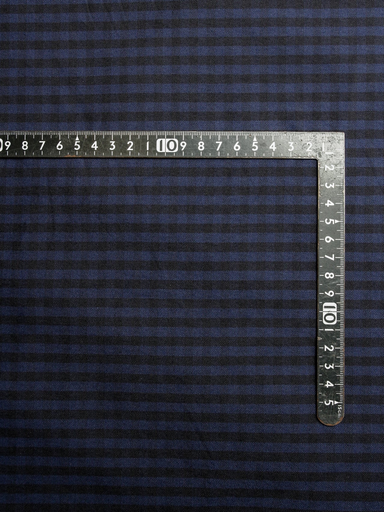 2000’s BANSHU JAPAN Yarn-Dyed Navy Stripe Fabric