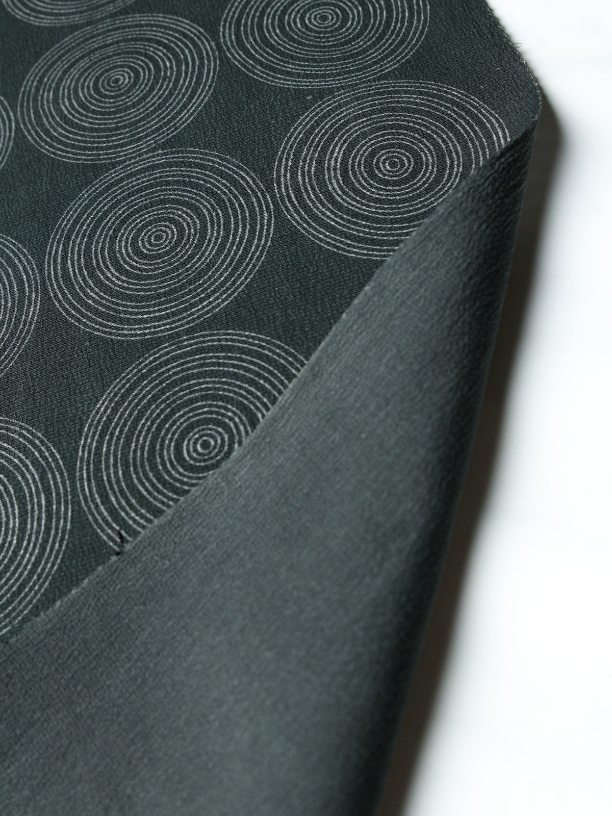 1980's JAPAN Concentric Circle Pattern Washed Kimono Fabric
