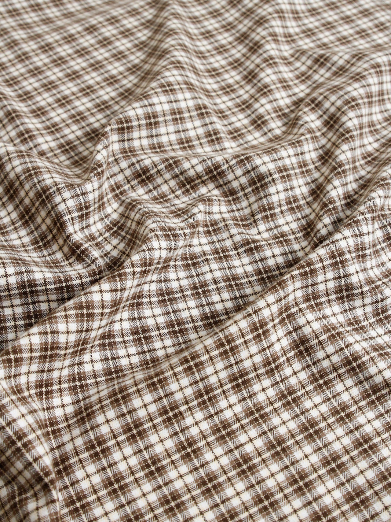 2000's JAPAN Flannel Check Fabric
