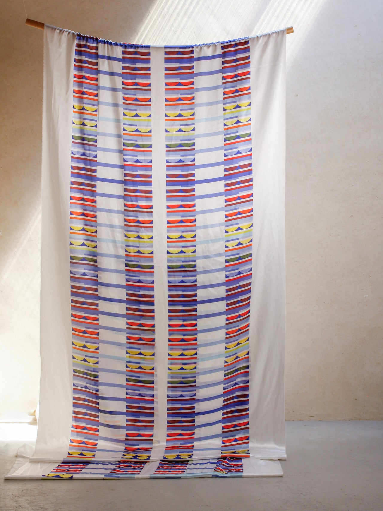 1970's USA Geometric pattern Fabric