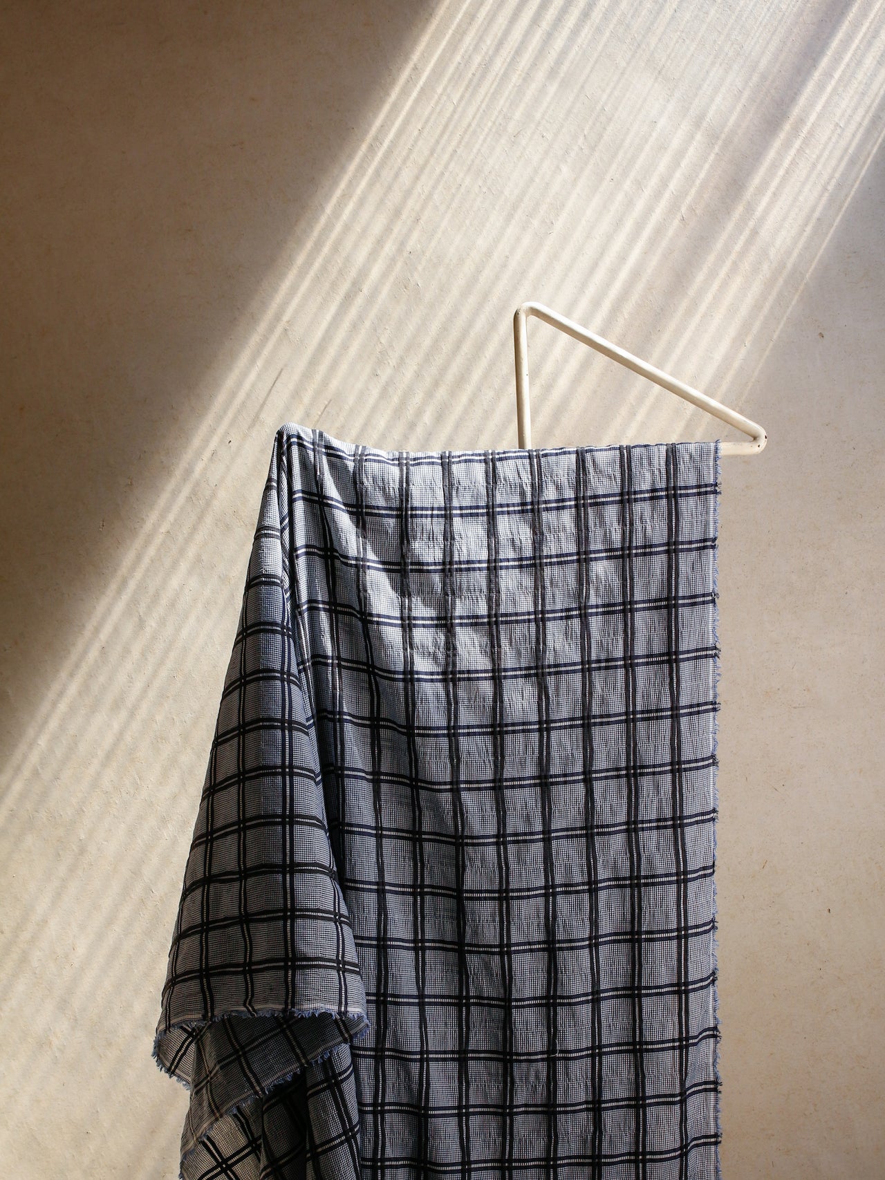 2000’s ITALY Dobby Check Fabric