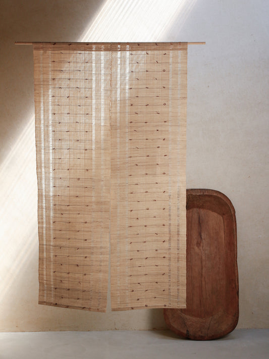 Circa 2000’s Japanese Vintage Linen Noren