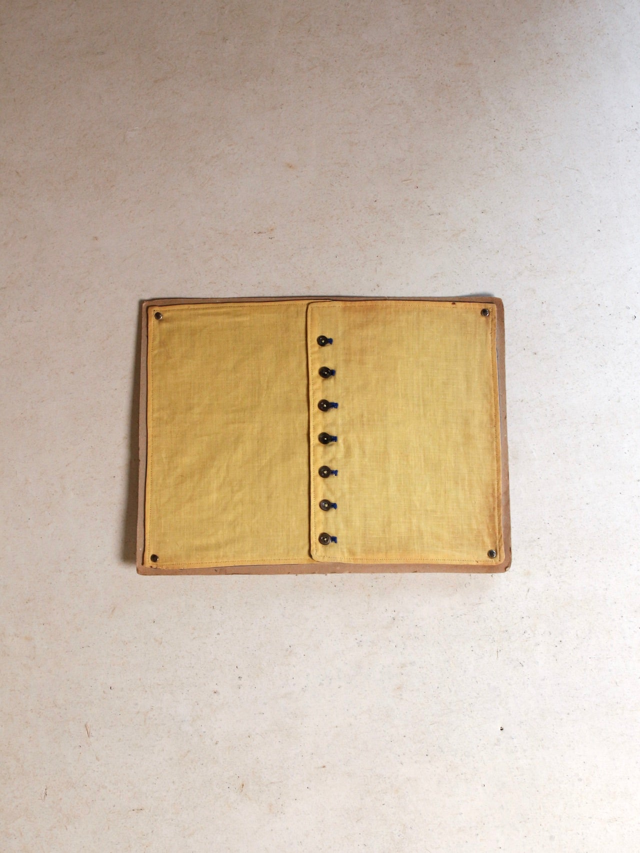 Circa 1950's Sewing sample of buttonholes for handcrafts