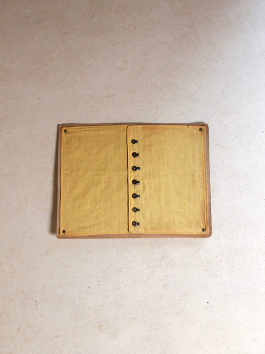 Circa 1950's Sewing sample of buttonholes for handcrafts