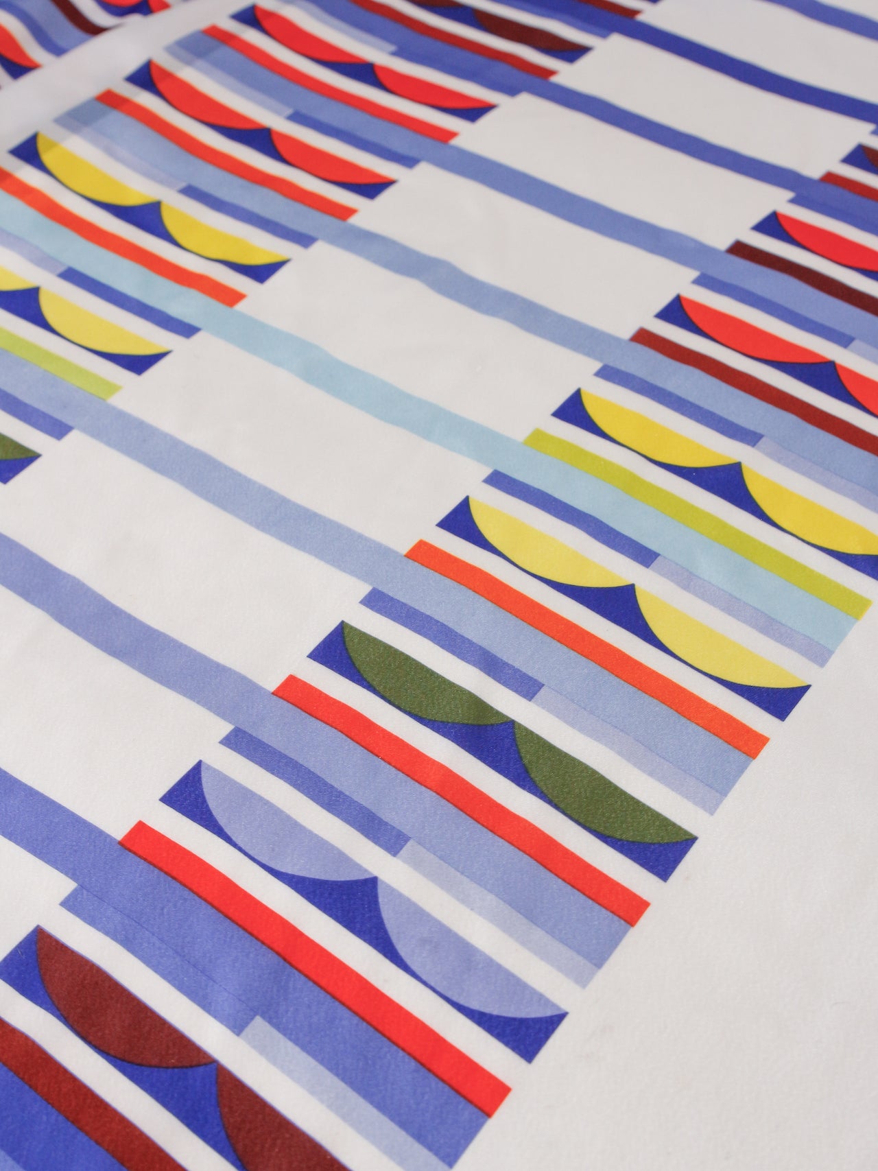 1970's USA Geometric pattern Fabric