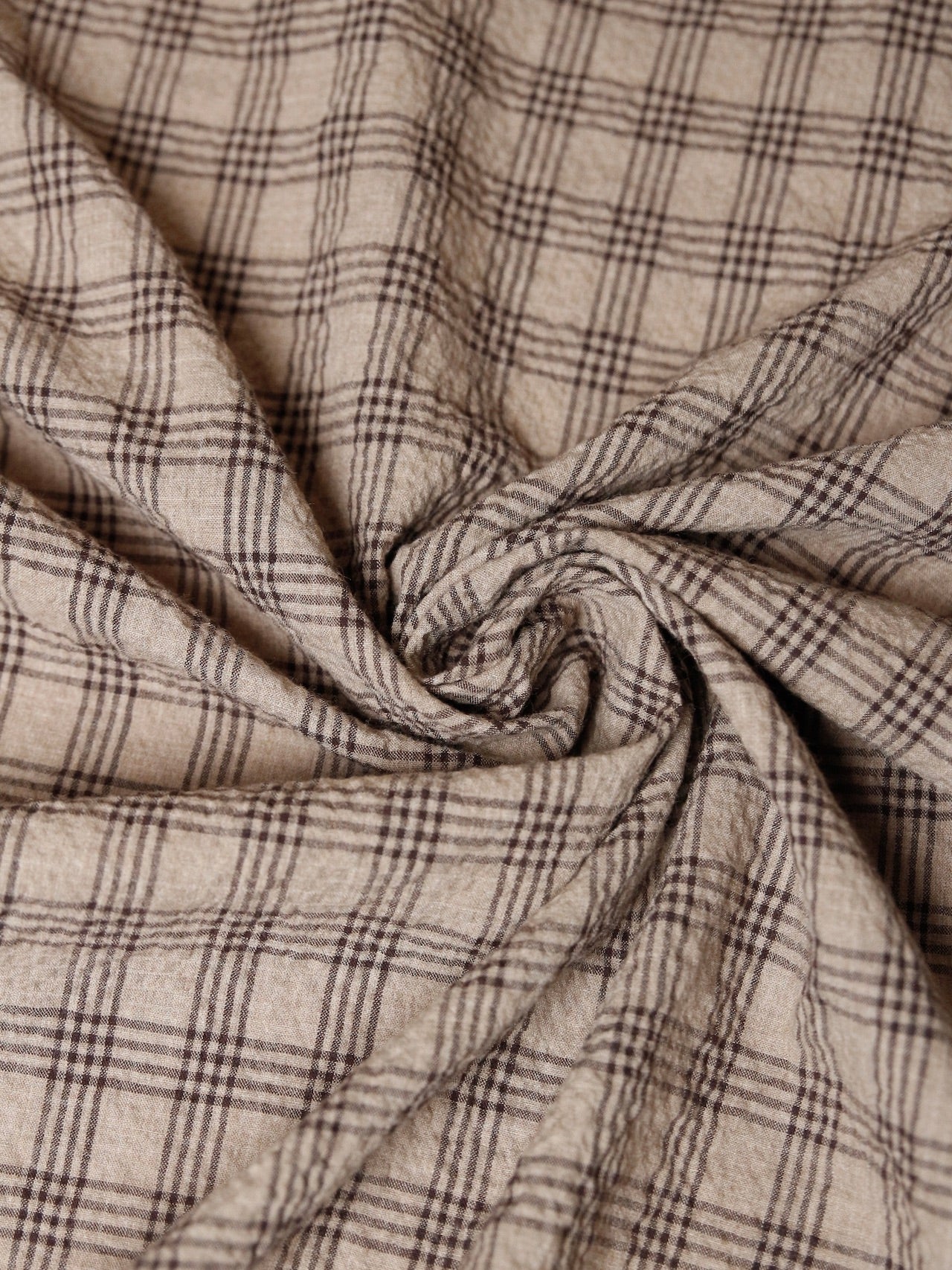 2000's Seersucker Check Fabric