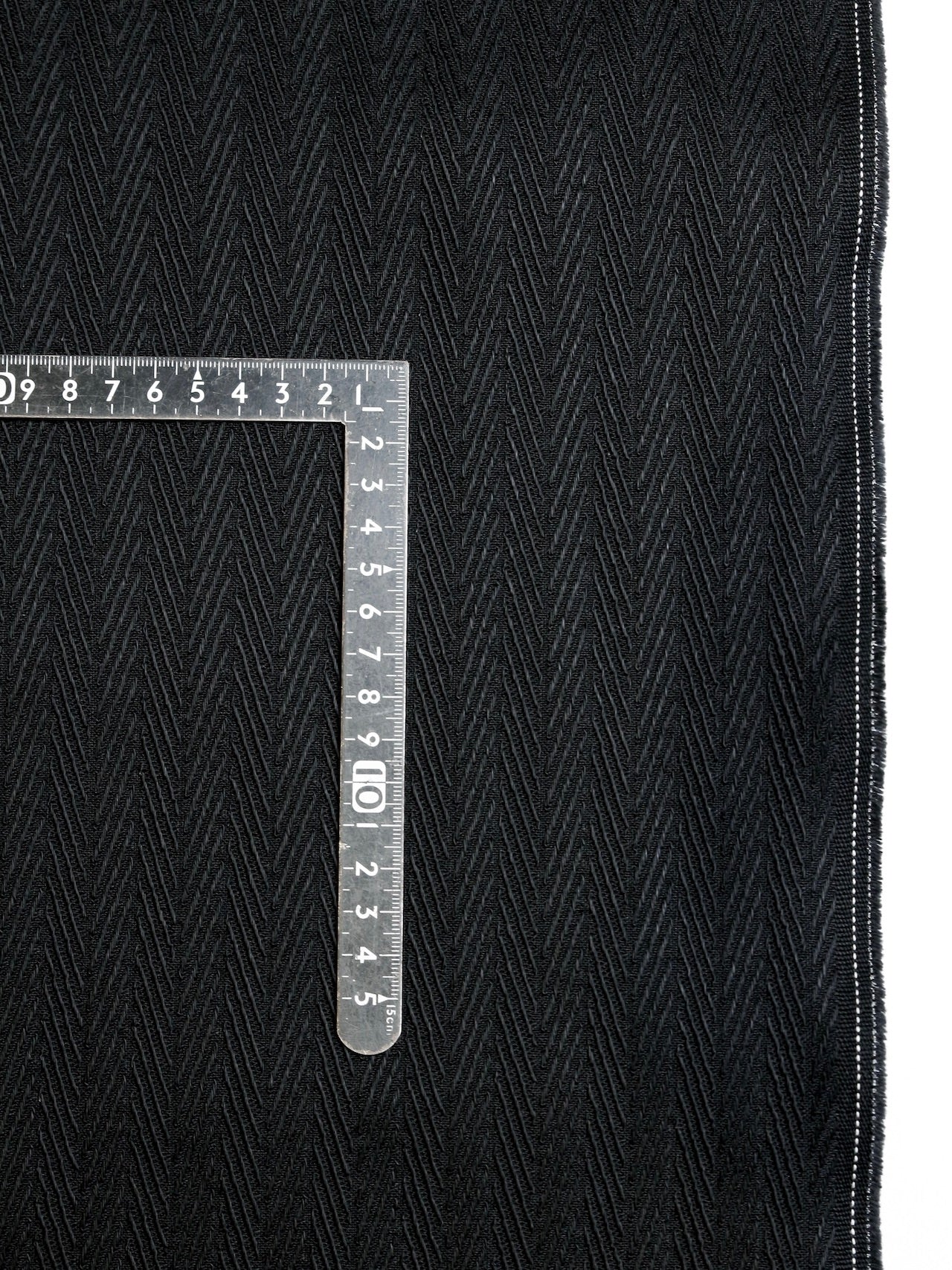 2000's JAPAN Jacquard Herringbone Fabric