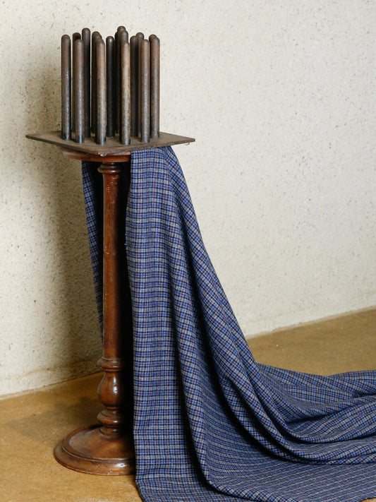 2000's JAPAN Classic Wool Check Fabric