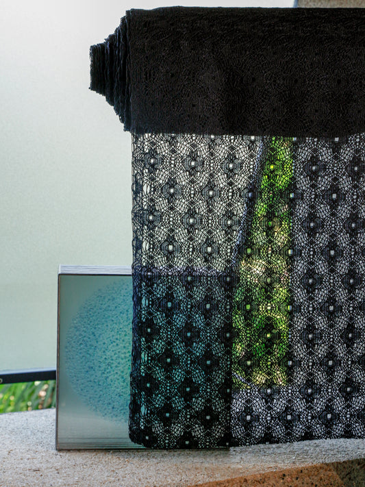 2000's FRANCE GUEGAIN Lace Fabric