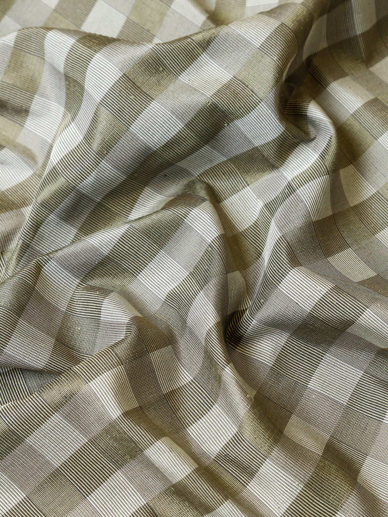 1990's EUROPE Plaid Interior Fabric