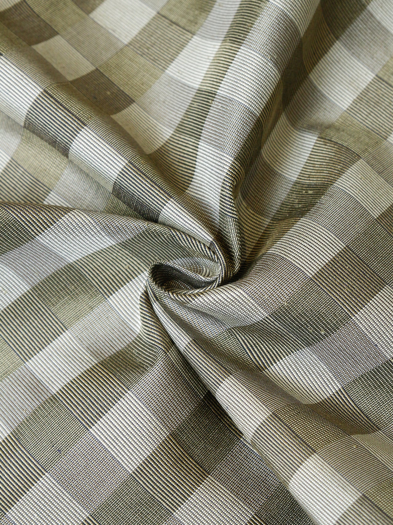 1990's EUROPE Plaid Interior Fabric