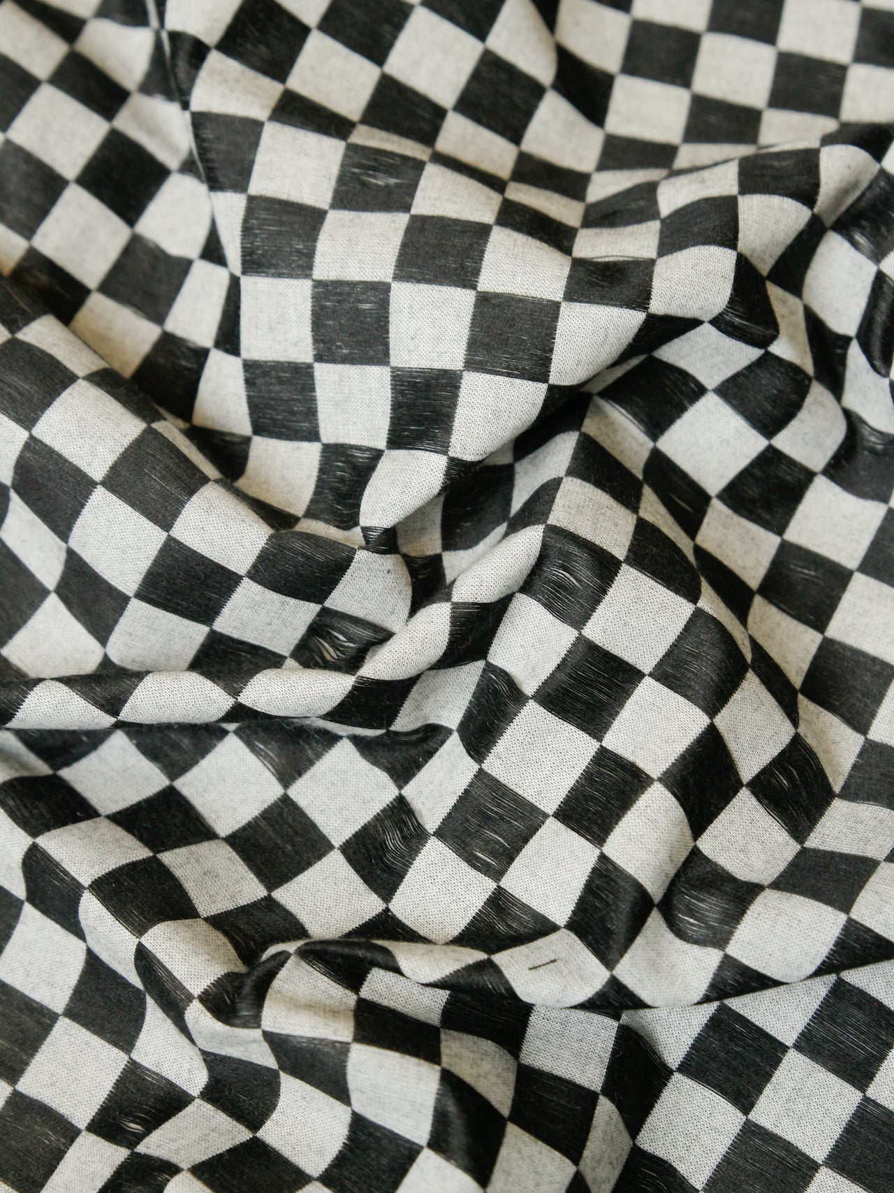 2000's JAPAN Checkerboard Fabric