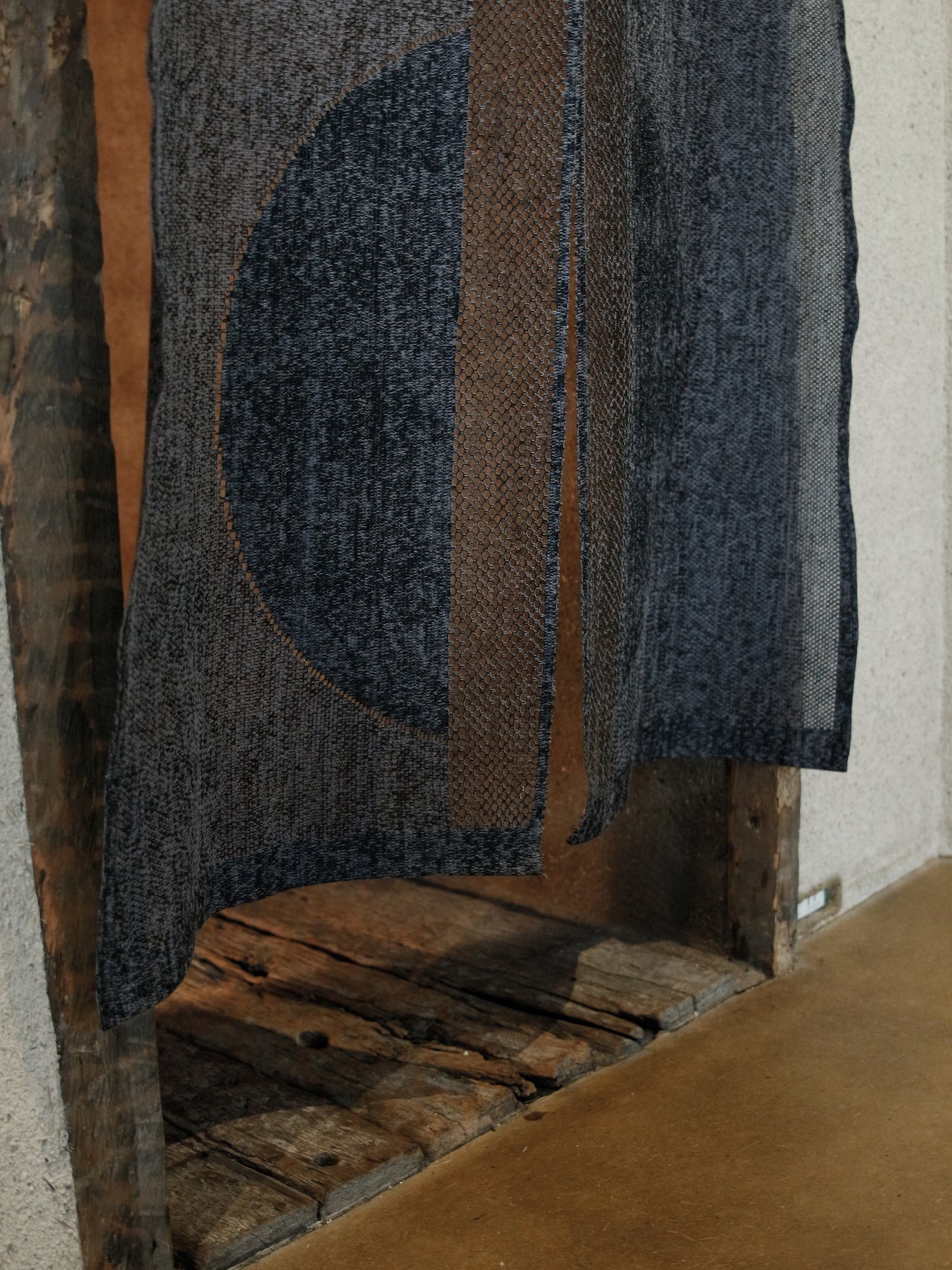 Circa 2000’s JAPAN Raschel  Knit Noren