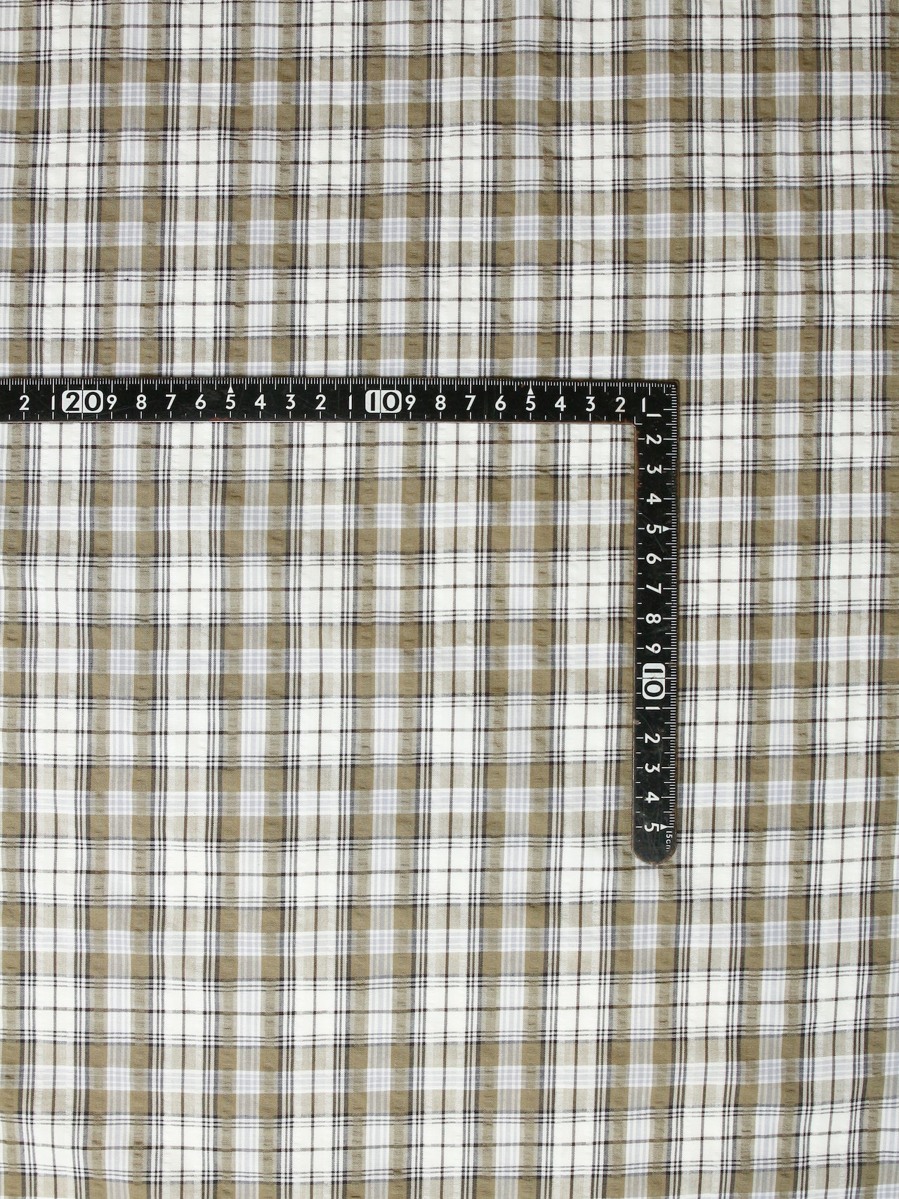 2000’s JAPAN Seersucker Check Shirt Fabric
