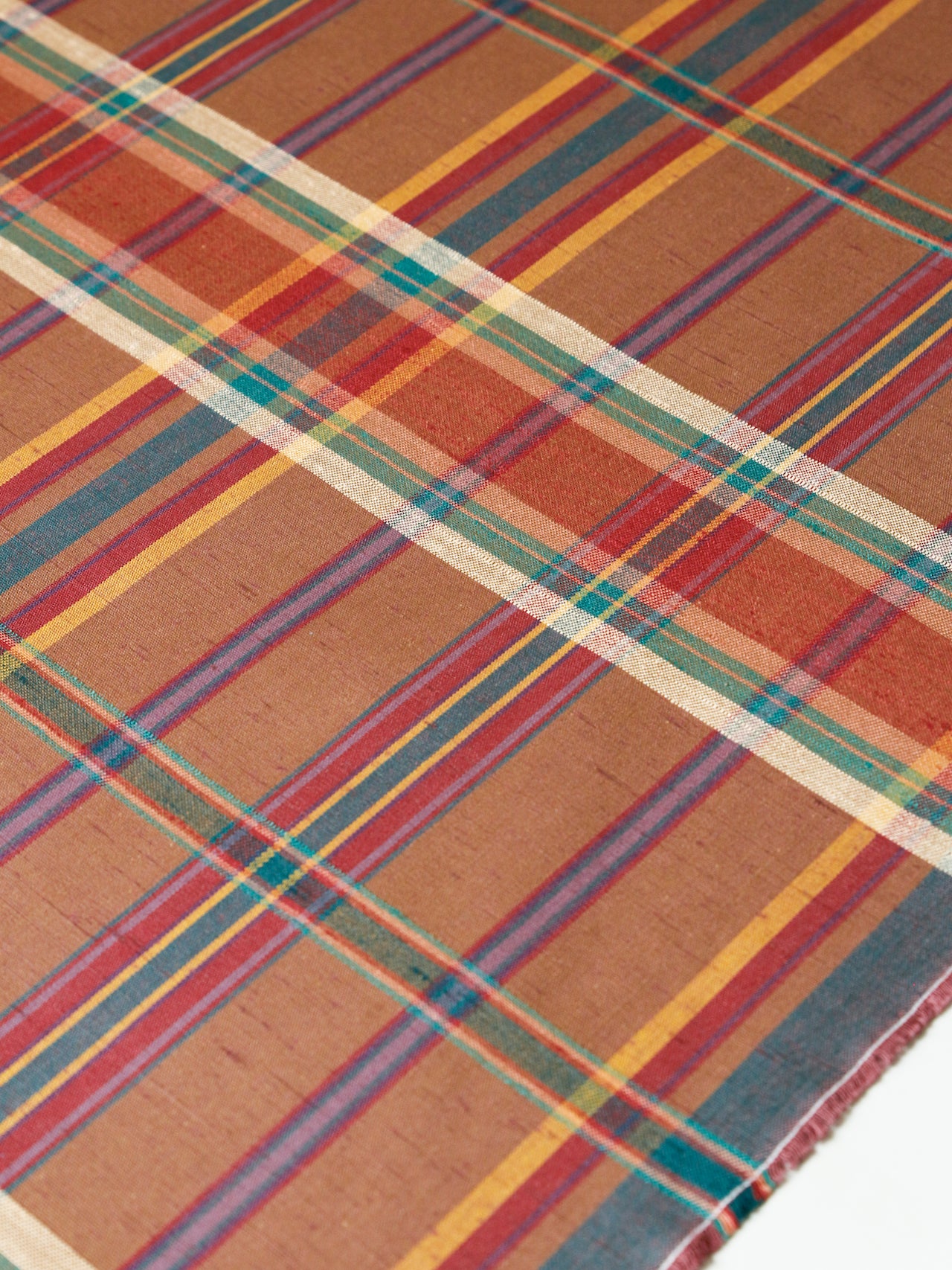 1990's EUROPE Tartan Check Interior Fabric