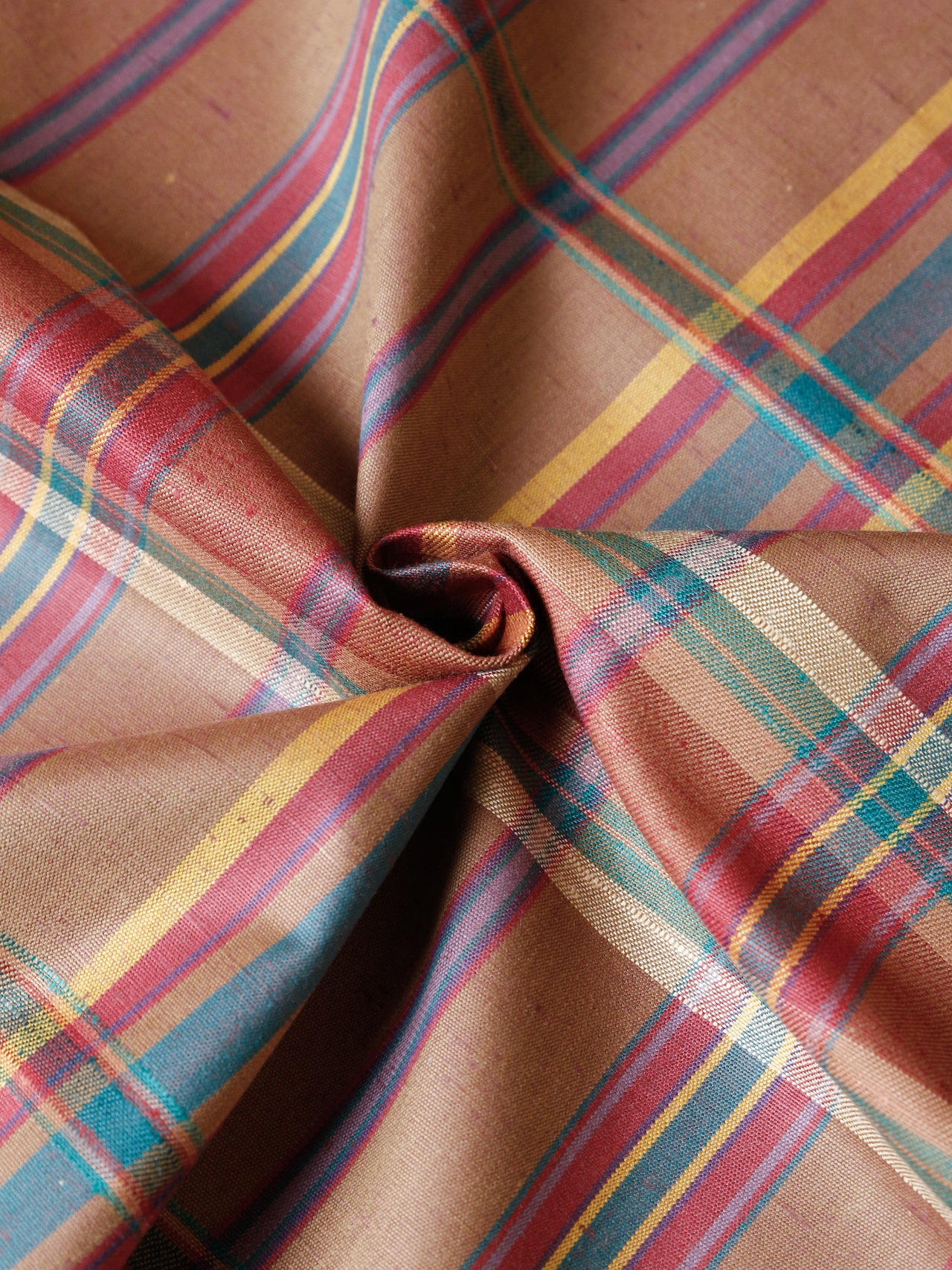 1990's EUROPE Tartan Check Interior Fabric