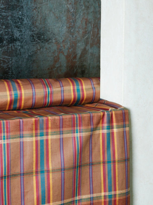 1990's EUROPE Tartan Check Interior Fabric