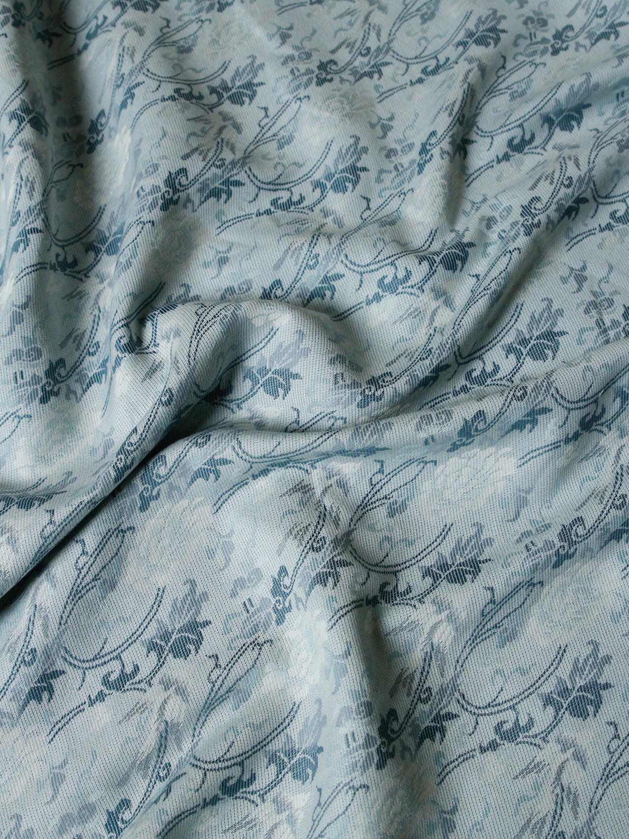 2000's JAPAN Kinran Botanical pattern Fabric
