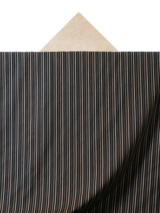 2000’s JAPAN Black Stripe Shirt Fabric