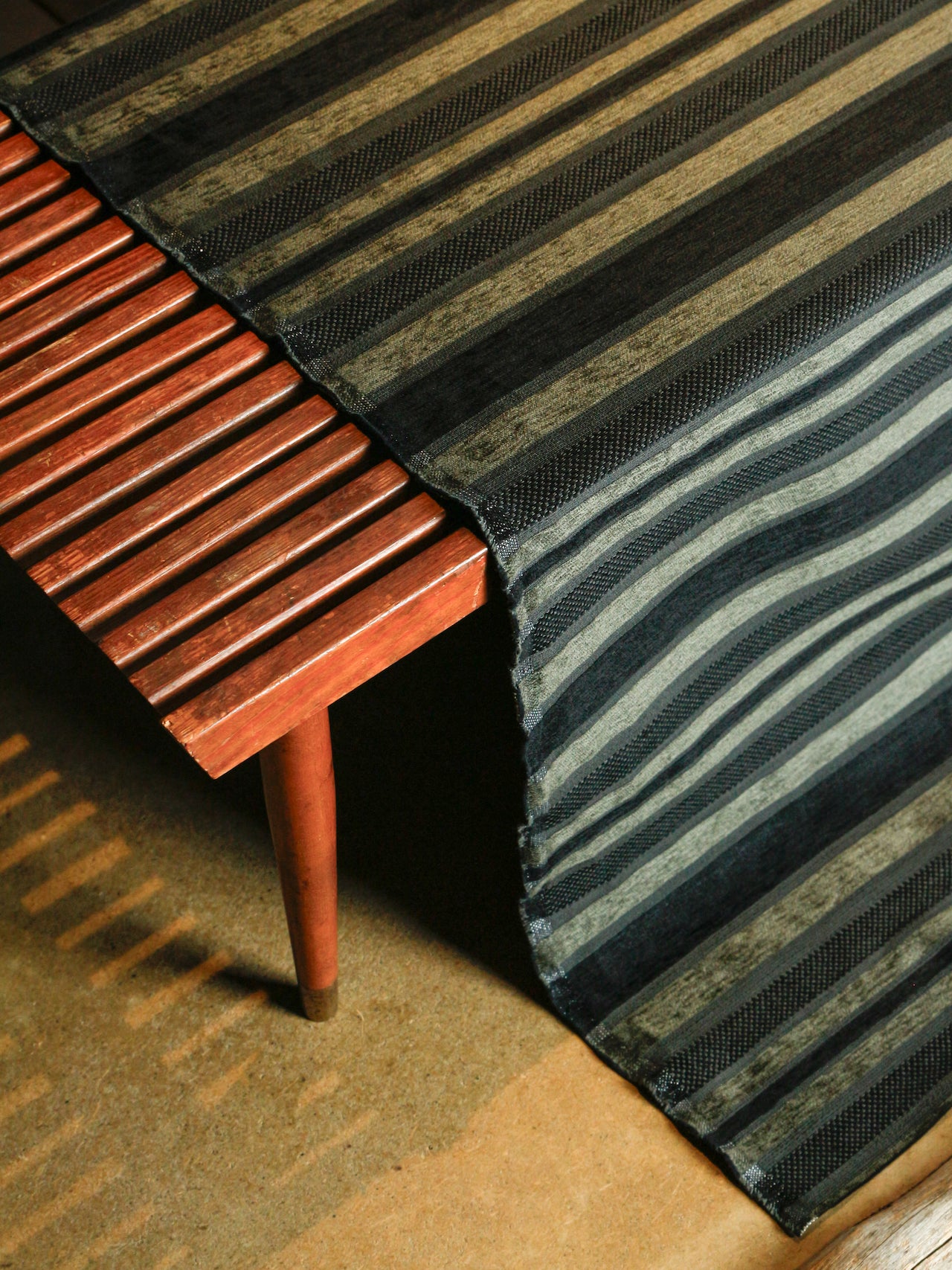 1990's EUROPE Black Border Interior Fabric