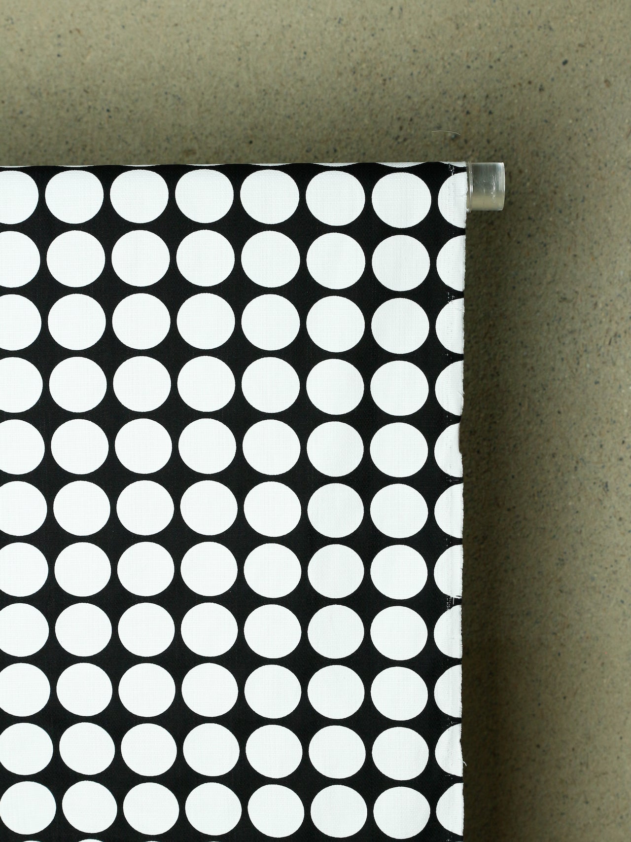 2000's FRANCE Monotone Dot Printed Fabric