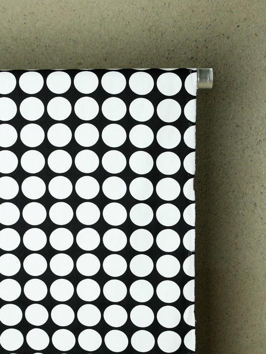 2000's FRANCE Monotone Dot Printed Fabric