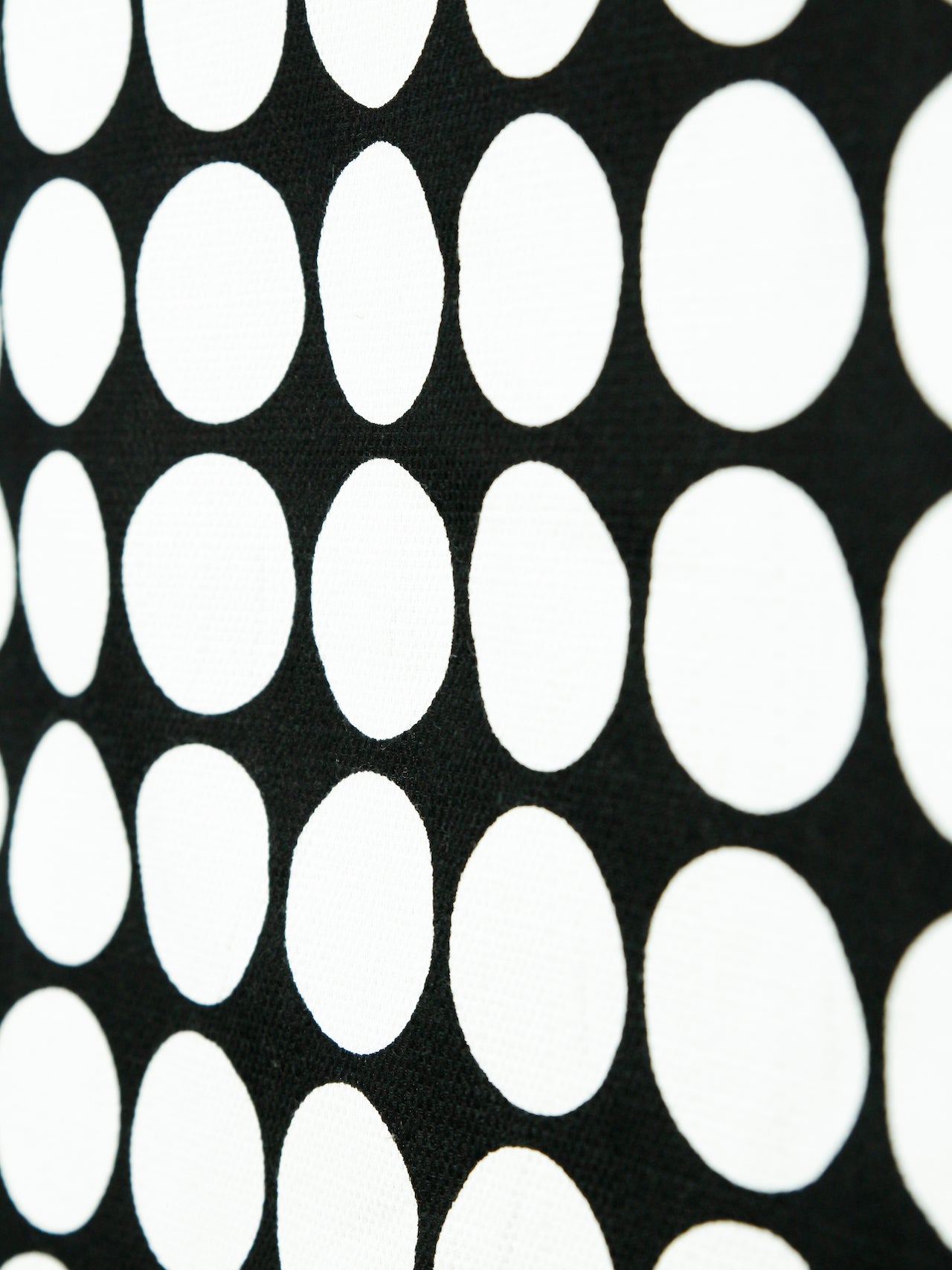 2000's FRANCE Monotone Dot Printed Fabric