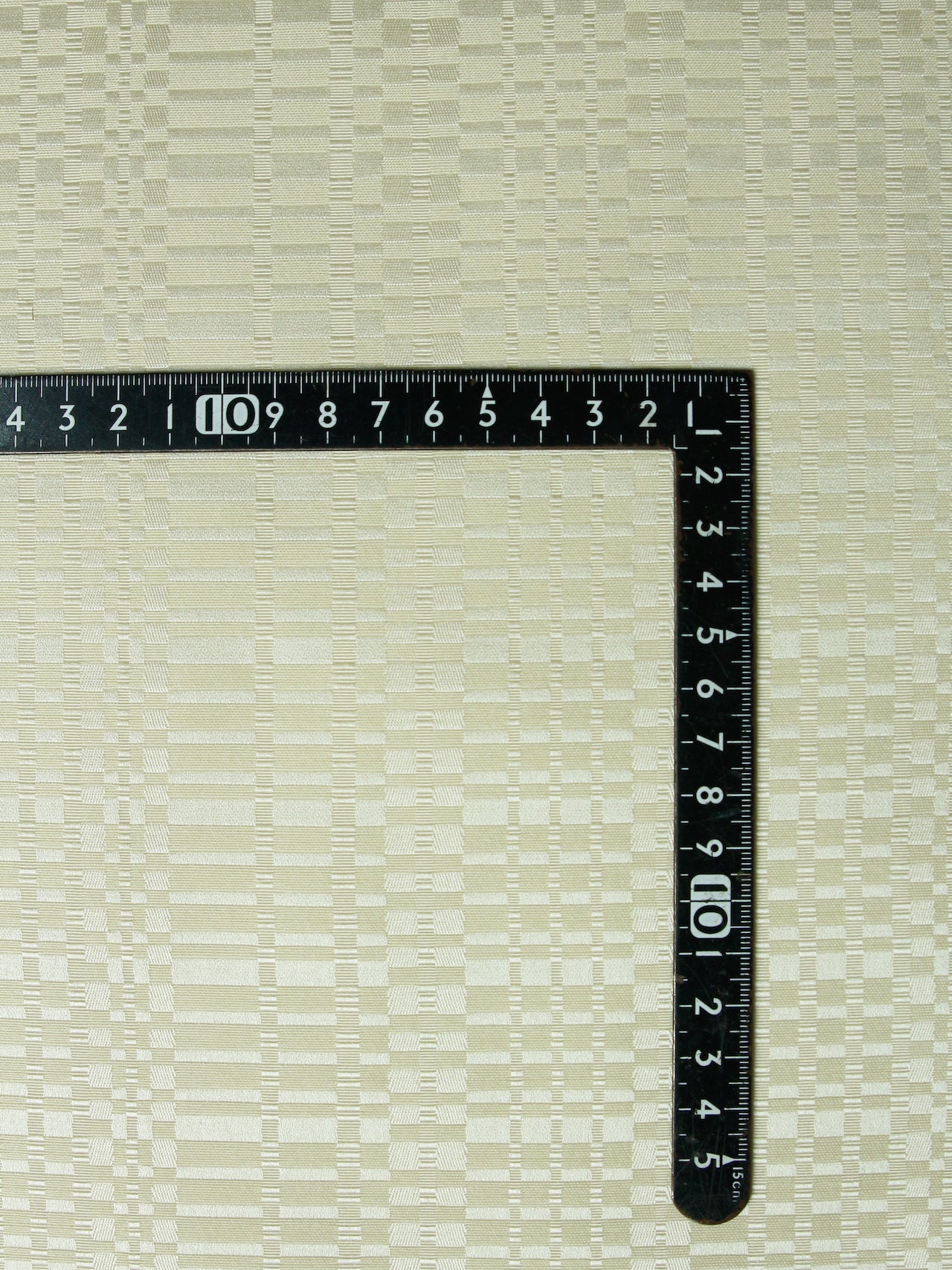 2000's EUROPE White Jacquard Fabric