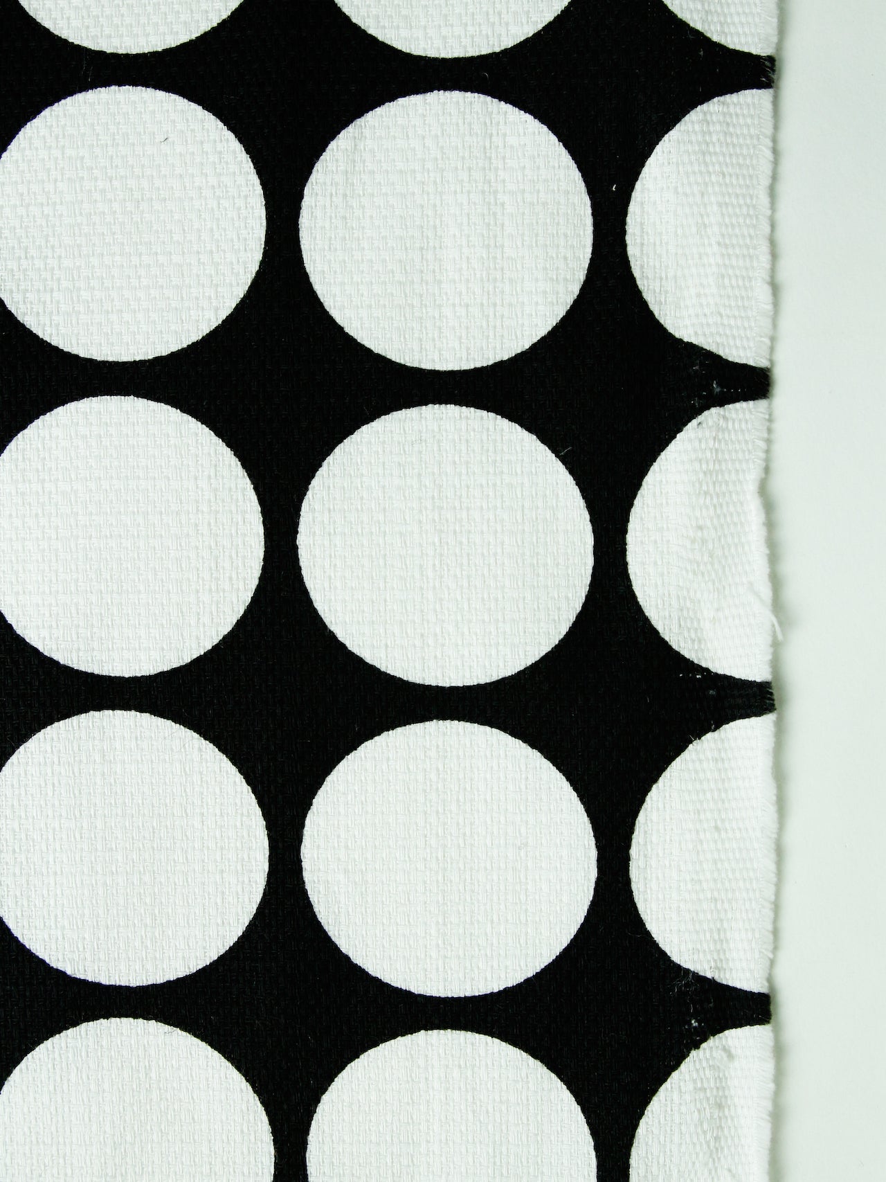 2000's FRANCE Monotone Dot Printed Fabric