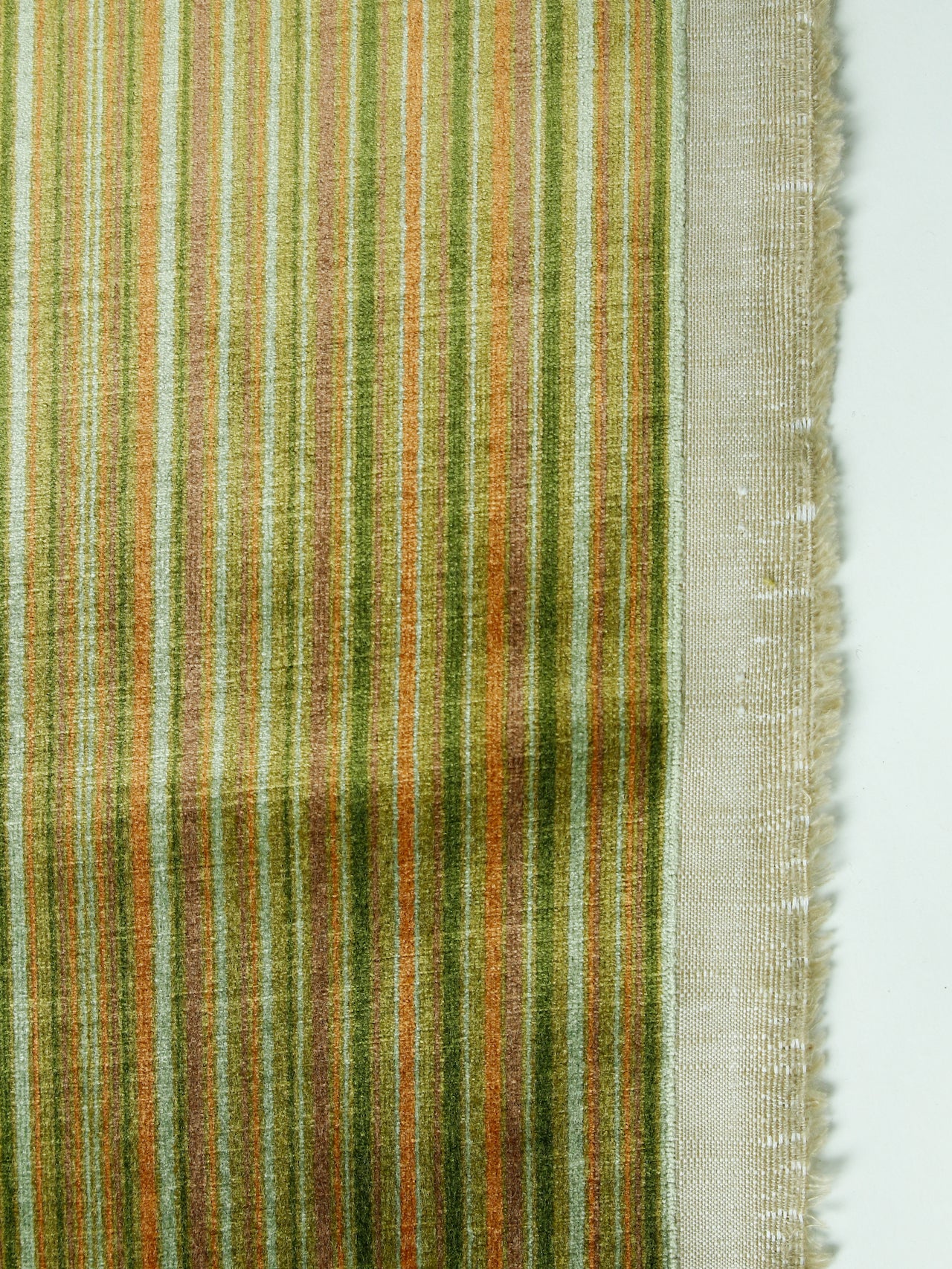 2000's JAPAN Velour Stripe Interior Fabric