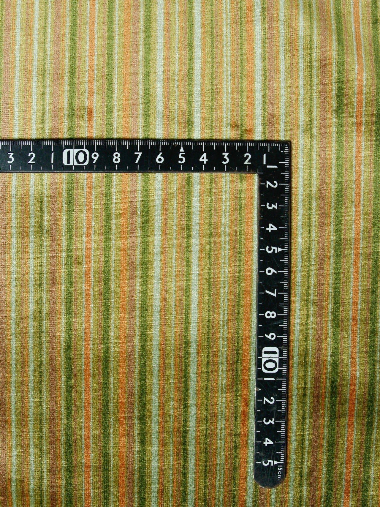 2000's JAPAN Velour Stripe Interior Fabric